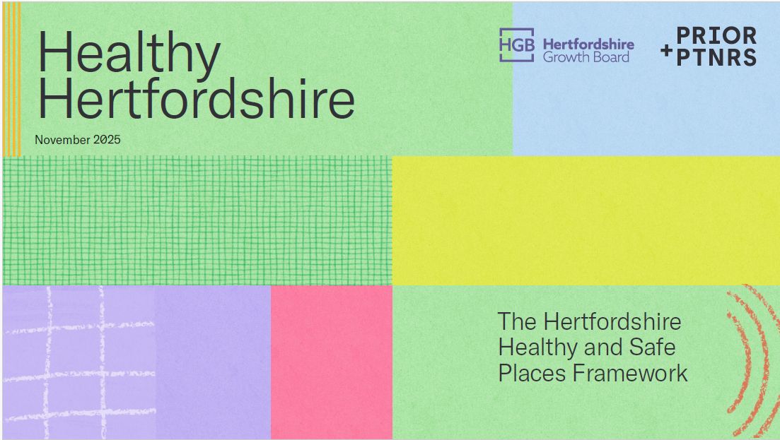 Healthy and Safe Places Framework Recognised as UK First at National Public Health Conference